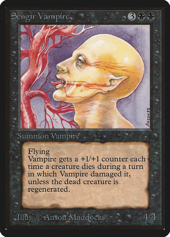 Sengir Vampire — Limited Edition Beta 128/302