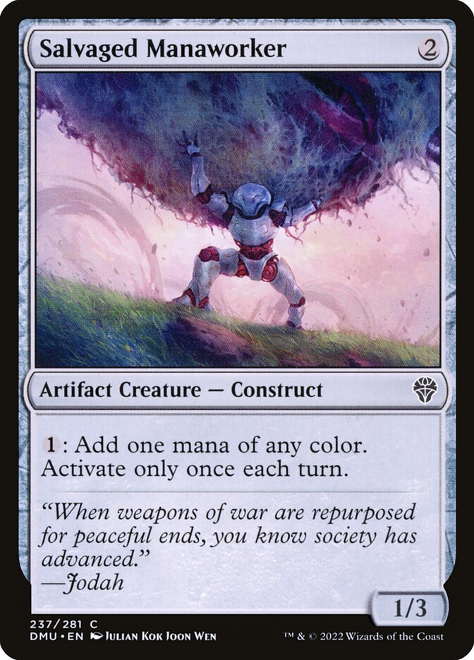 Salvaged Manaworker — Dominaria United 237/453