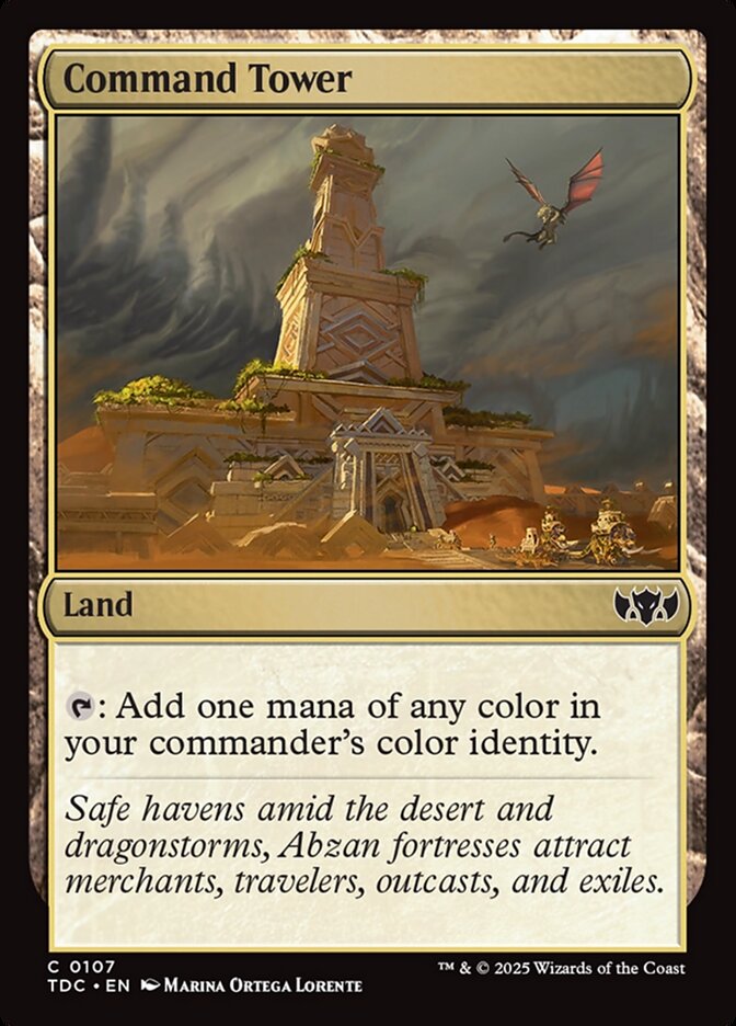 Command Tower — Tarkir: Dragonstorm Commander 107/413