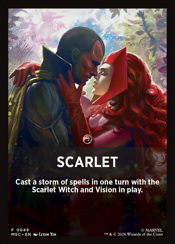 Scarlet — Marvel Super Heroes Jumpstart Front Cards 49/61