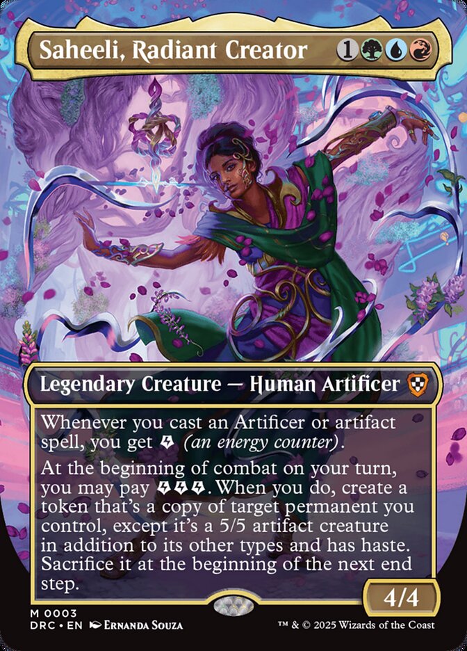 Saheeli, créatrice radieuse — Aetherdrift Commander 3/184