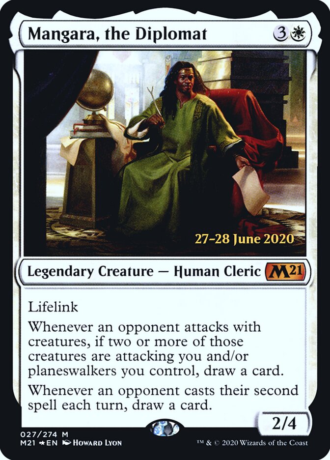 Mangara, the Diplomat — Core Set 2021 Promos 27s/137