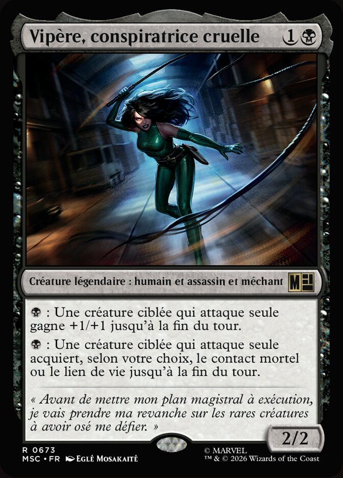 Viper, conspiratrice cruelle — Marvel Super Heroes Commander 673/866