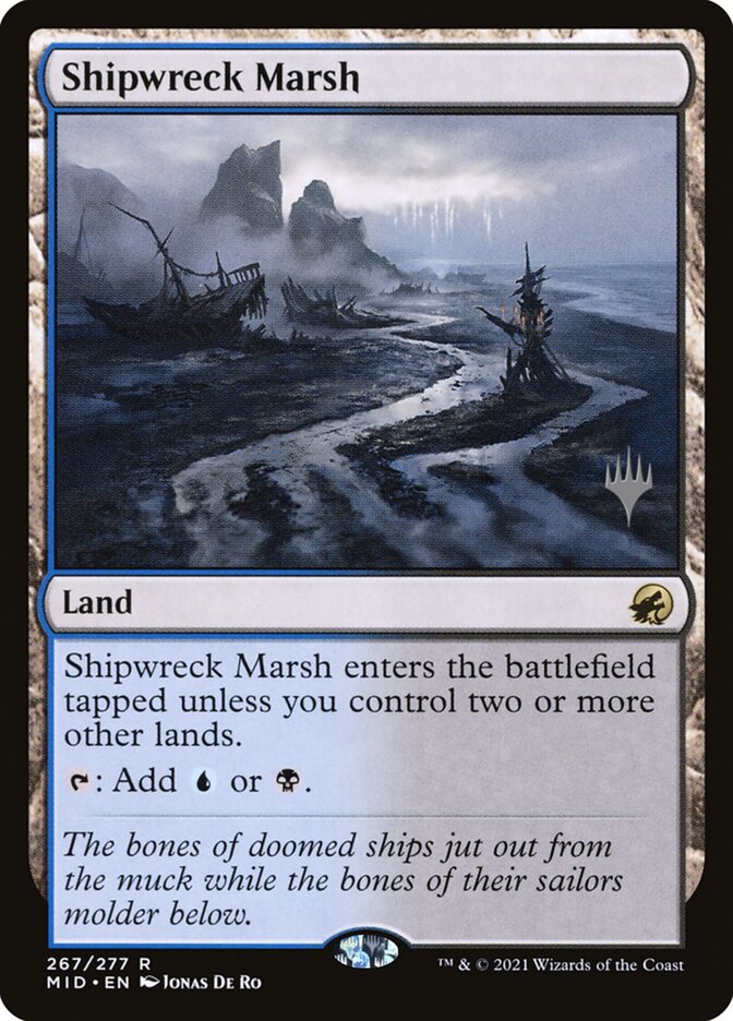 Shipwreck Marsh — Innistrad: Midnight Hunt Promos 267p/155