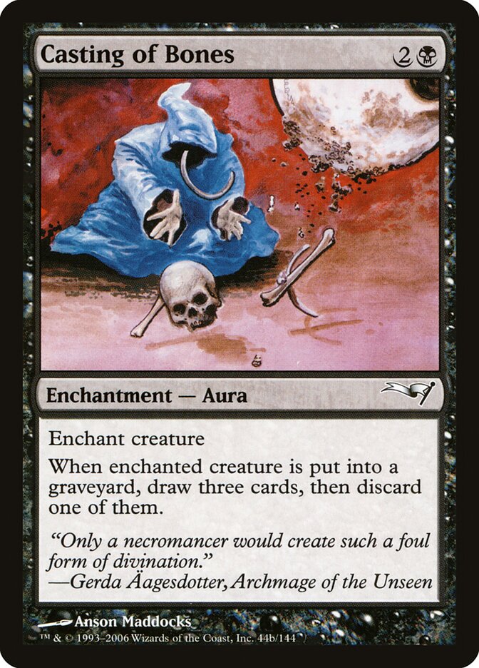 Casting of Bones — Coldsnap Theme Decks 44b/62