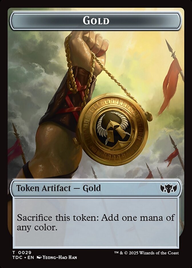 Gold — Tarkir: Dragonstorm Commander Tokens 29/34