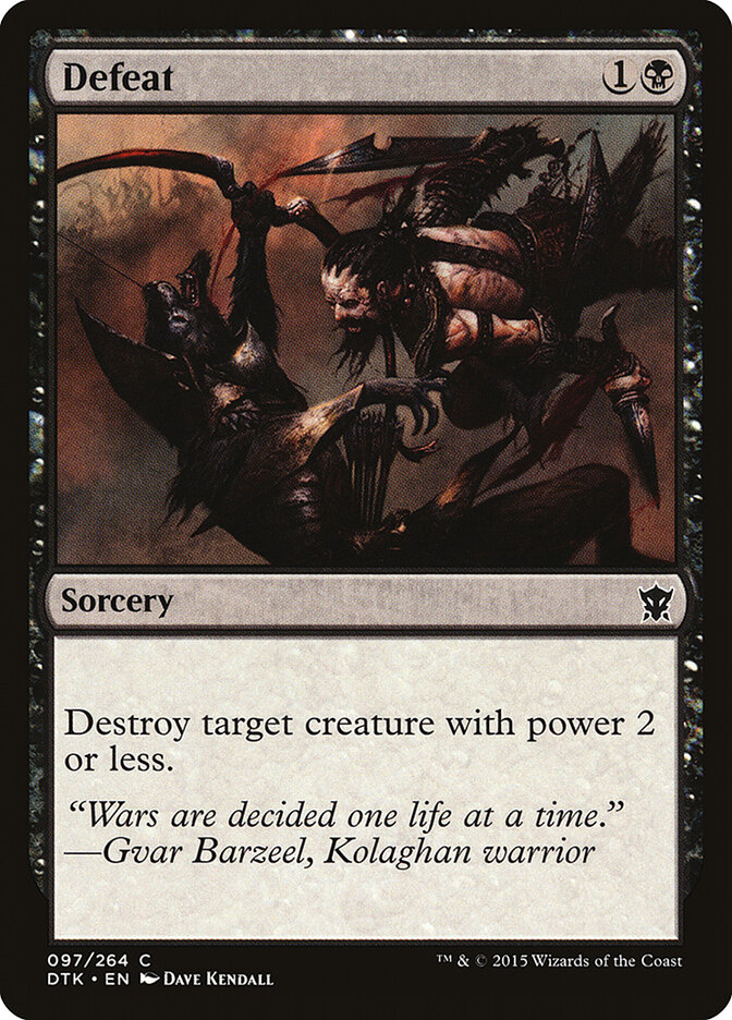 Defeat — Dragons of Tarkir 97/264