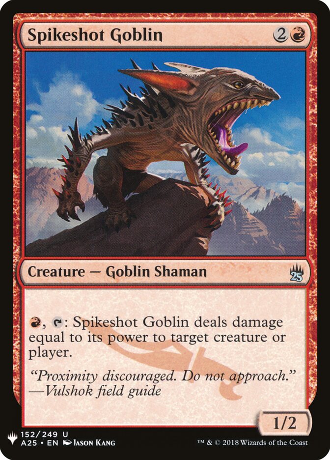Spikeshot Goblin — The List A25-152/5581