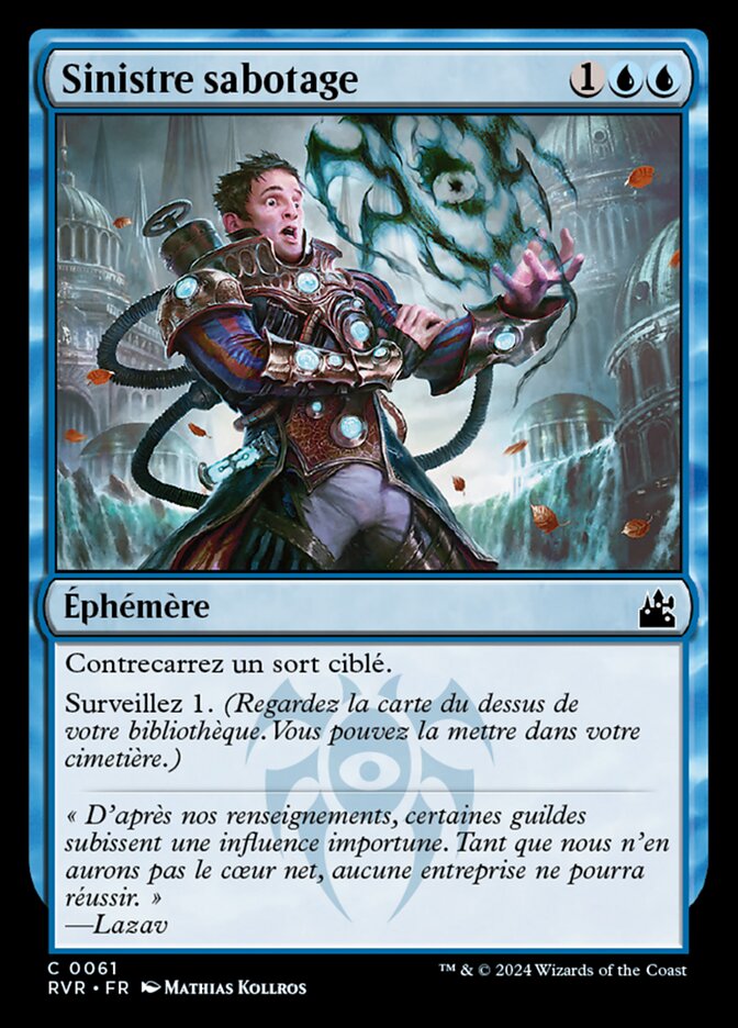 Sinistre sabotage — Ravnica Remastered 61/531
