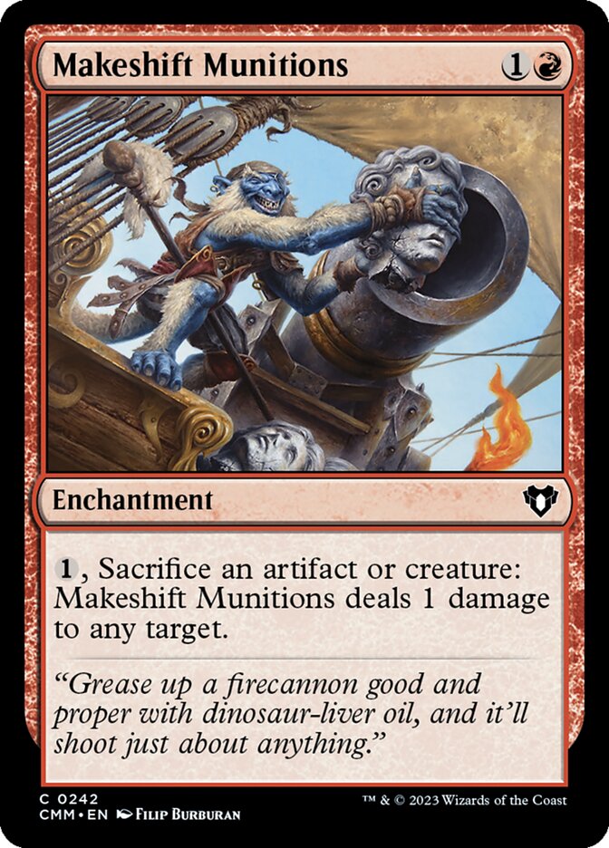 Makeshift Munitions — Commander Masters 242/1067