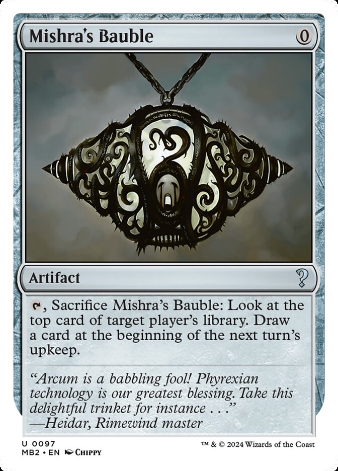 Mishra's Bauble — Mystery Booster 2 97/385