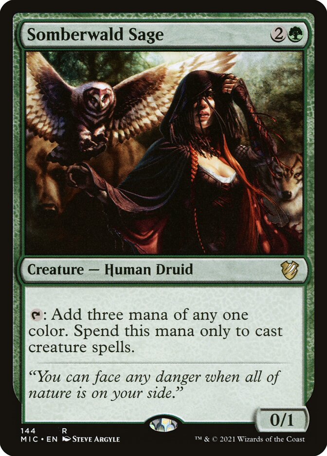 Somberwald Sage — Midnight Hunt Commander 144/187