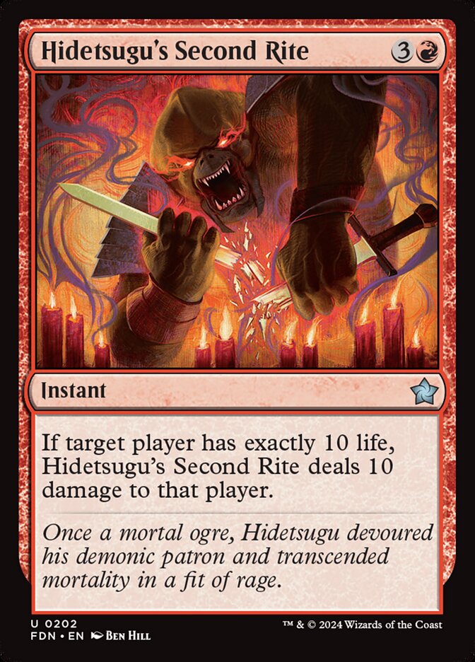 Hidetsugu's Second Rite — Foundations 202/771