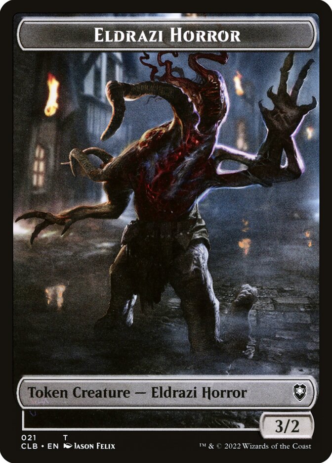 Eldrazi Horror — Battle for Baldur's Gate Tokens 21/51