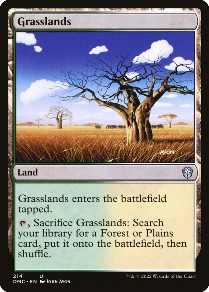 Grasslands — Dominaria United Commander 214/240