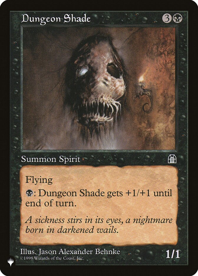 Dungeon Shade — The List STH-58/5581