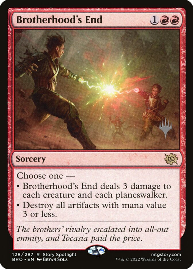 Brotherhood's End — The Brothers' War Promos 128p/171