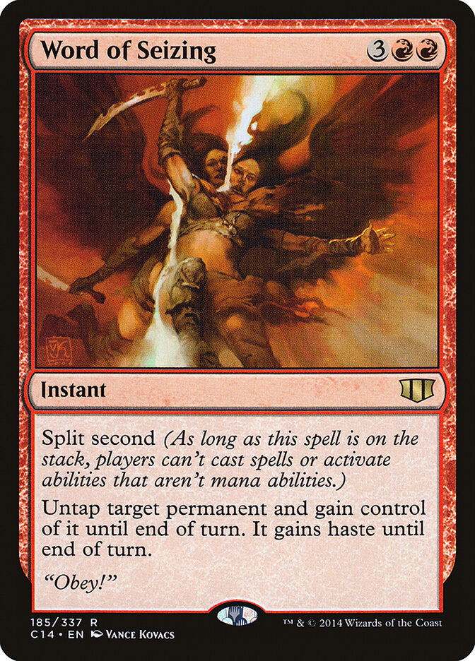 Word of Seizing — Commander 2014 185/337