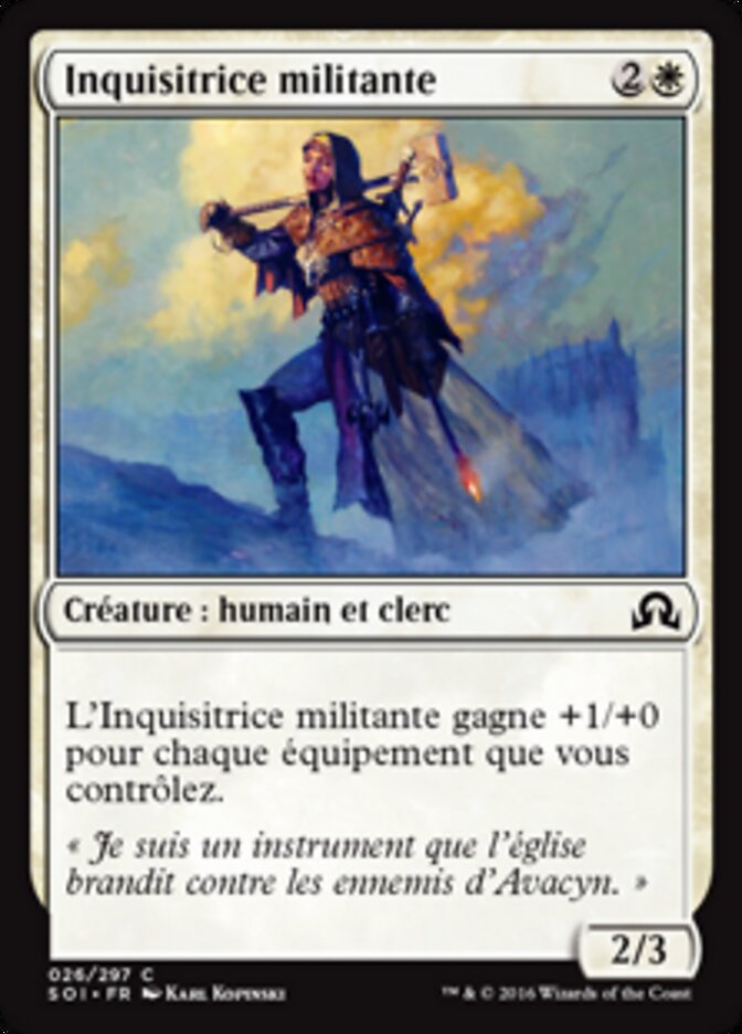 Inquisitrice militante — Shadows over Innistrad 26/297