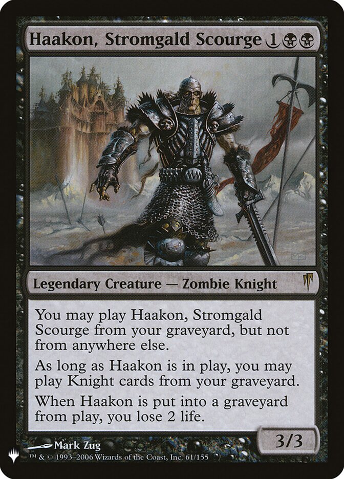 Haakon, Stromgald Scourge — The List CSP-61/5581