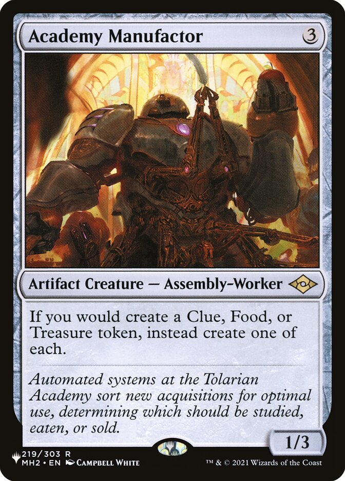 Academy Manufactor — The List MH2-219/5581
