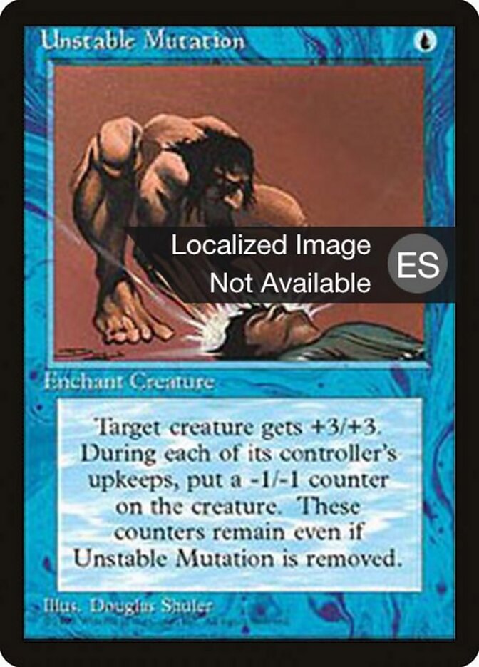 Unstable Mutation — Fourth Edition Foreign Black Border 110/378