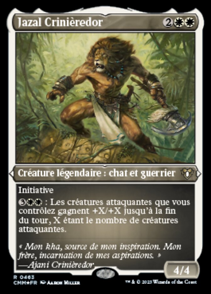Jazal Crinièredor — Commander Masters 463/1067