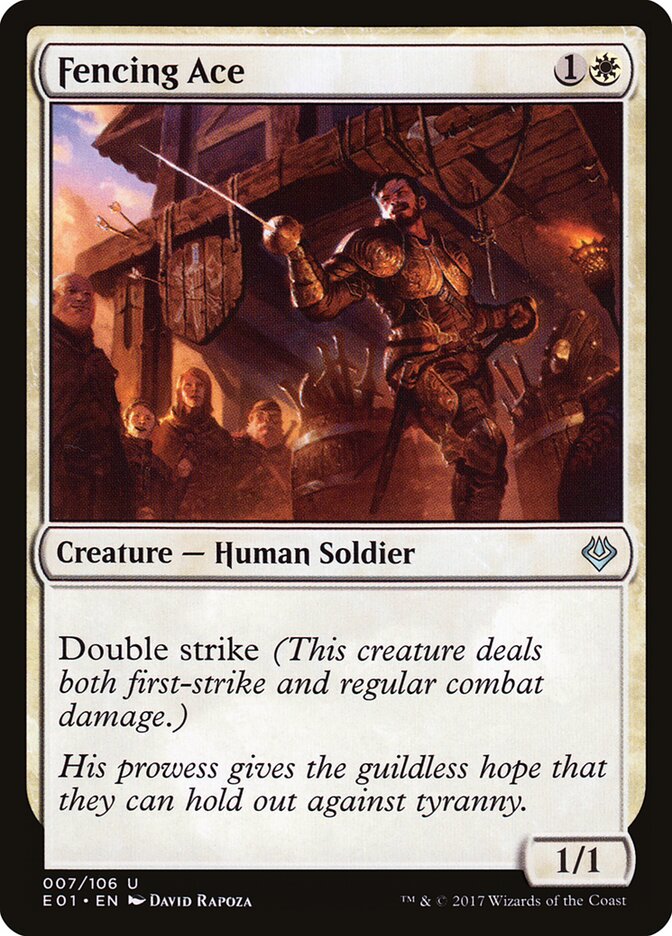 Fencing Ace — Archenemy: Nicol Bolas 7/106