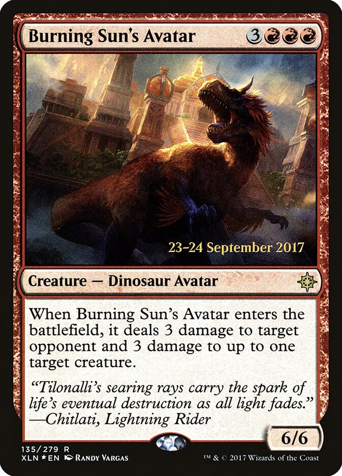 Burning Sun's Avatar — Ixalan Promos 135s/120