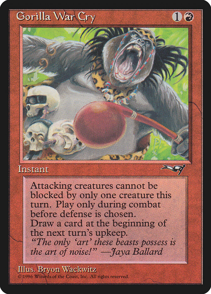 Gorilla War Cry — Alliances 73a/199
