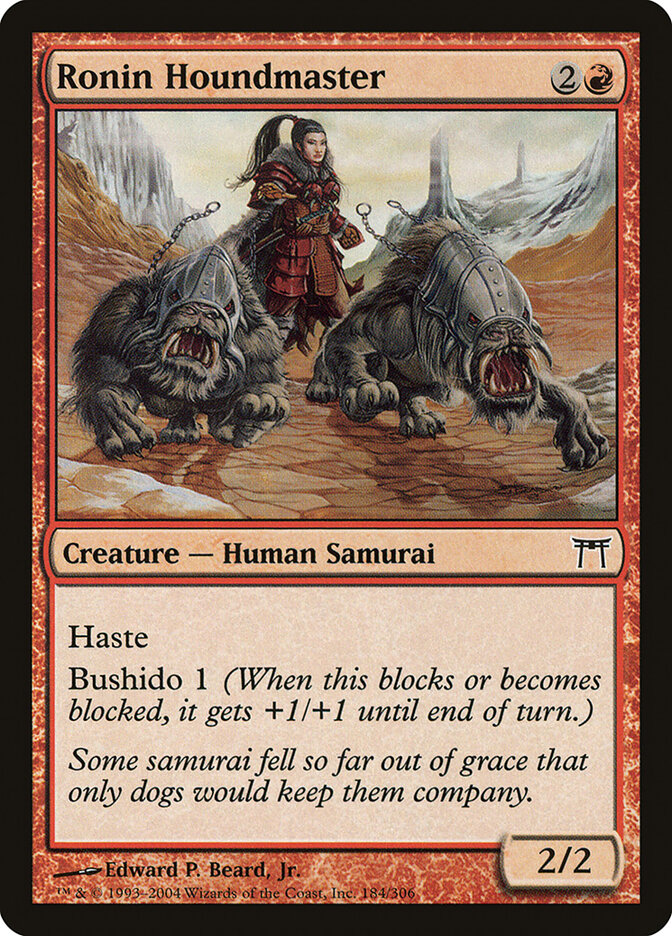 Ronin Houndmaster — Champions of Kamigawa 184/307