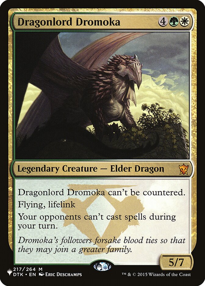 Dragonlord Dromoka — The List DTK-217/5581