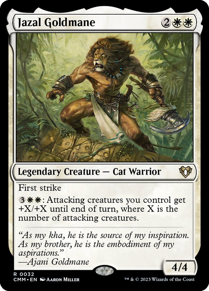 Jazal Goldmane — Commander Masters 32/1067
