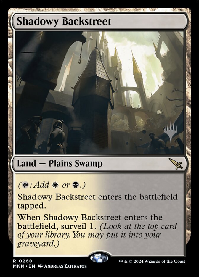 Shadowy Backstreet — Murders at Karlov Manor Promos 268p/180
