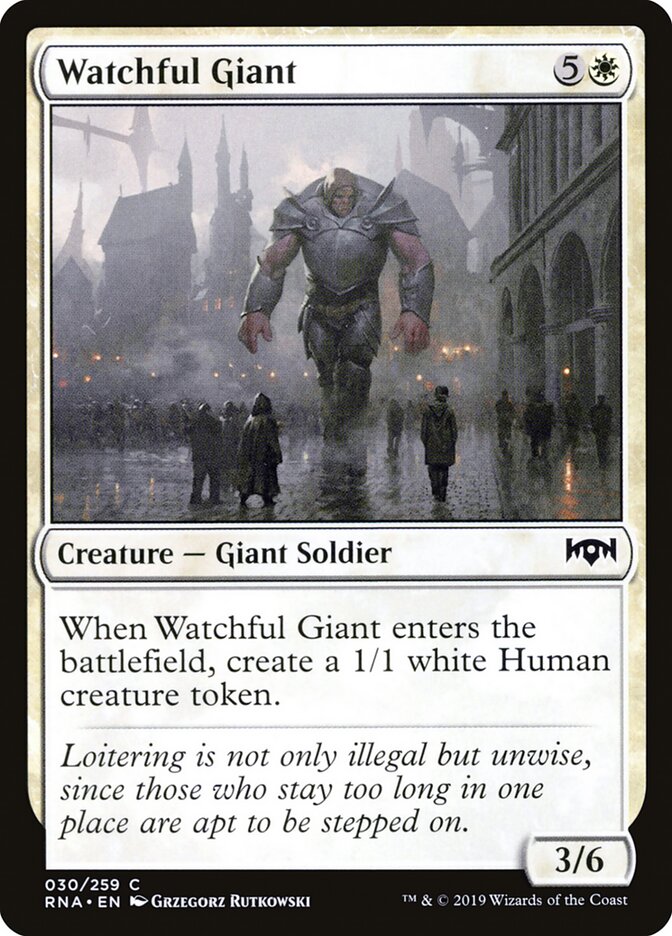 Watchful Giant — Ravnica Allegiance 30/273
