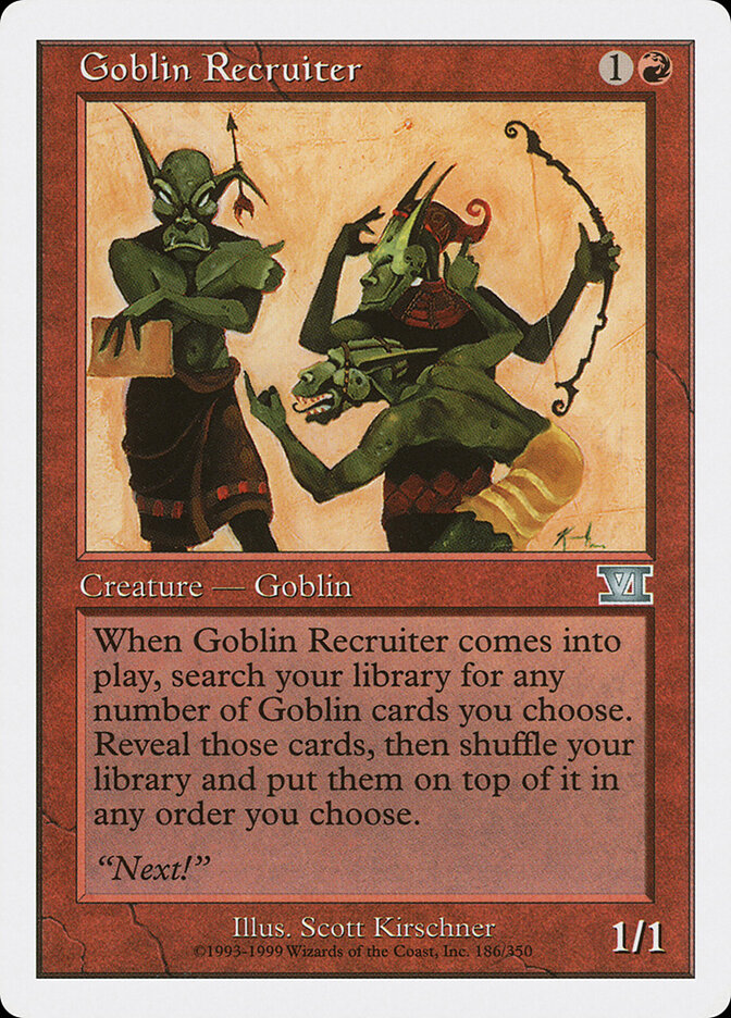 Goblin Recruiter — Classic Sixth Edition 186/351