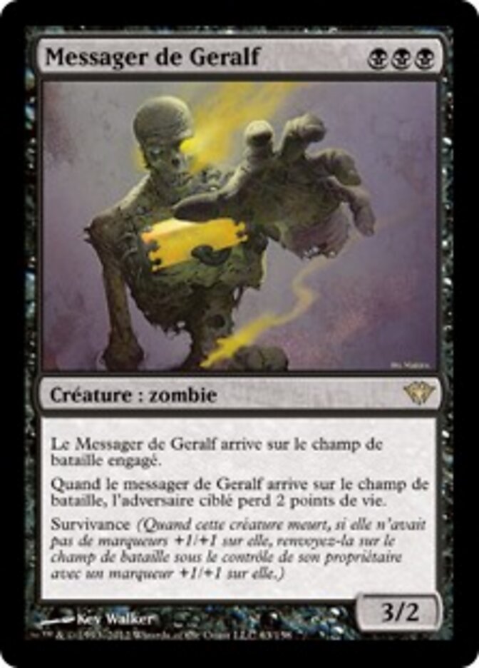 Messager de Geralf — Dark Ascension 63/158