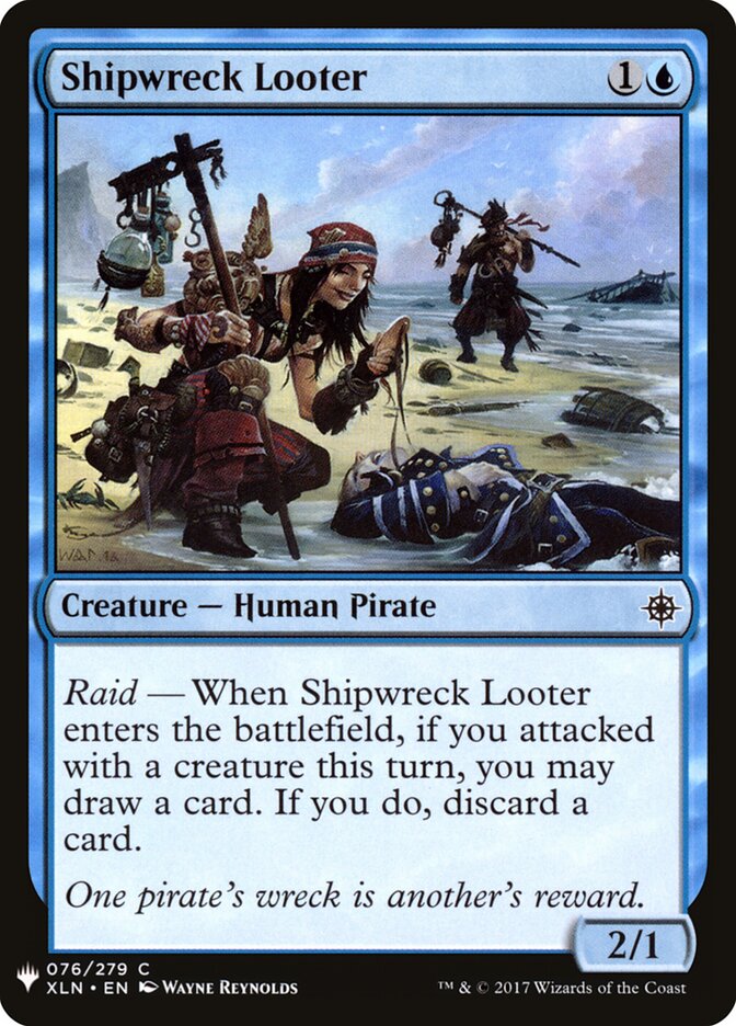 Shipwreck Looter — The List XLN-76/5581