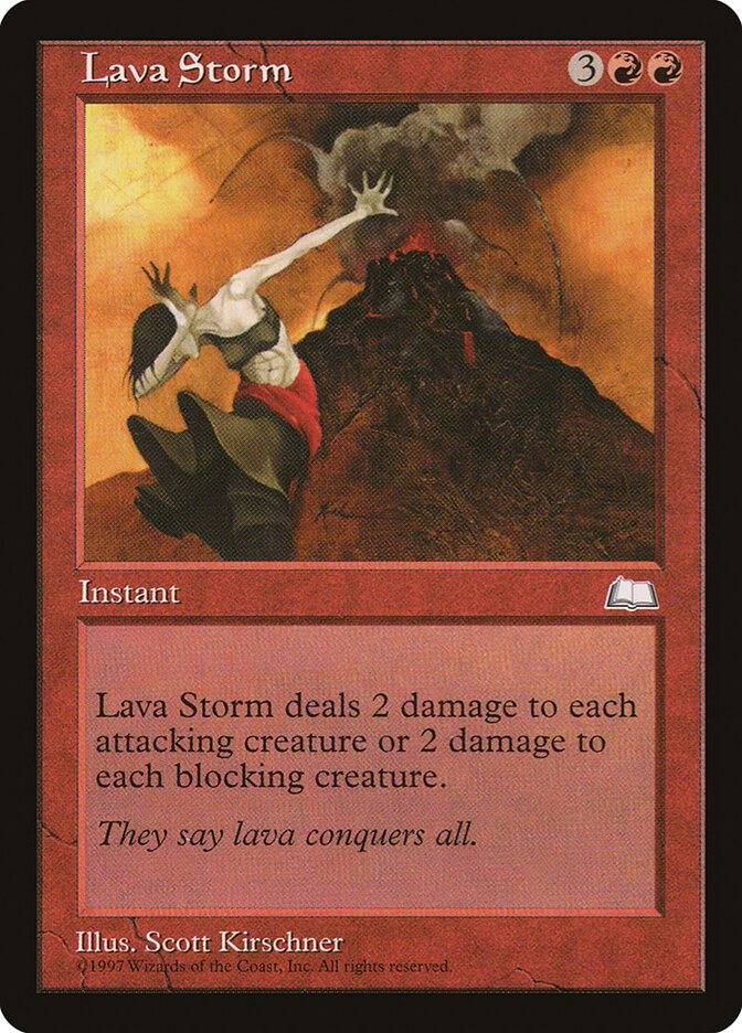 Lava Storm — Weatherlight 110/167
