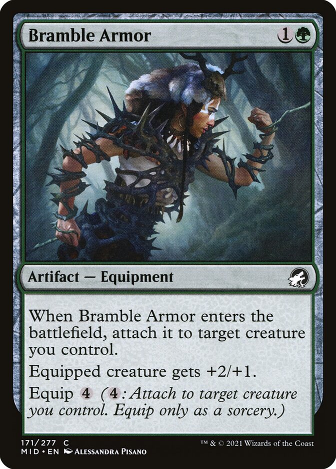 Bramble Armor — Innistrad: Midnight Hunt 171/398