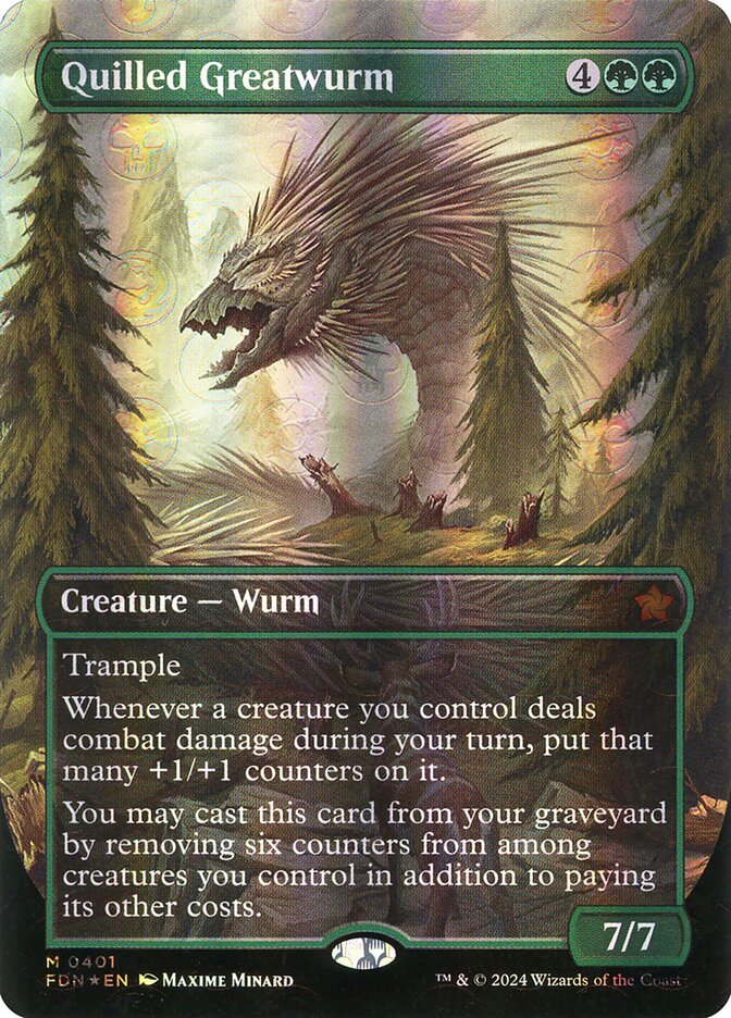 Quilled Greatwurm — Foundations 401/771