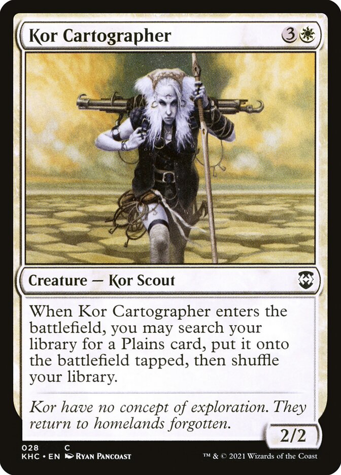 Kor Cartographer — Kaldheim Commander 28/119