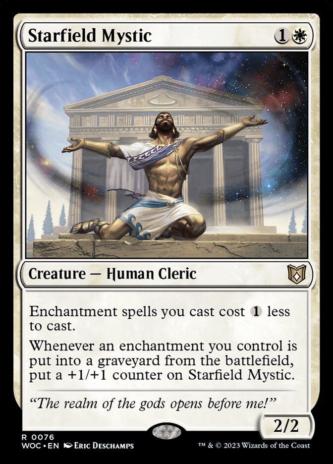 Starfield Mystic — Wilds of Eldraine Commander 76/173
