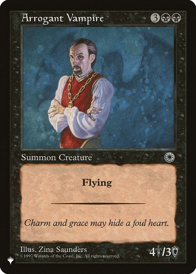 Arrogant Vampire — The List POR-79/5581