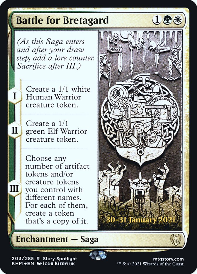 Battle for Bretagard — Kaldheim Promos 203s/158