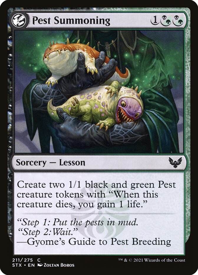 Pest Summoning — Strixhaven: School of Mages 211/393