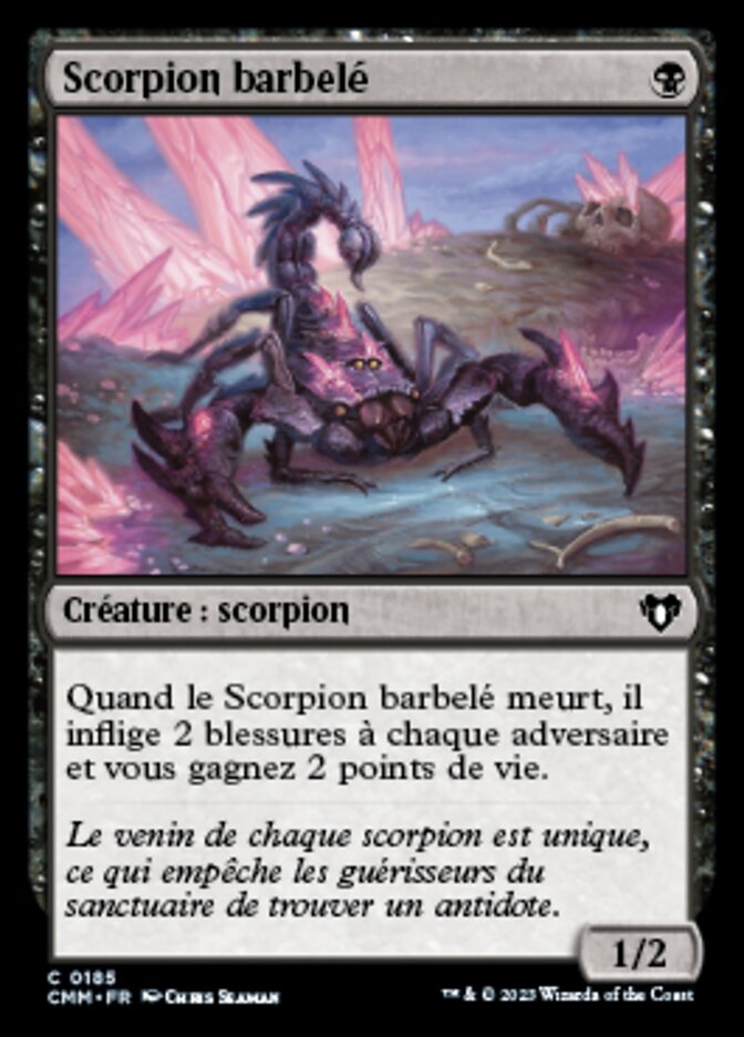 Scorpion barbelé — Commander Masters 185/1067