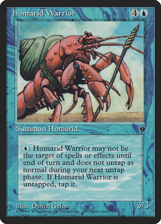 Homarid Warrior — Fallen Empires 22a/187