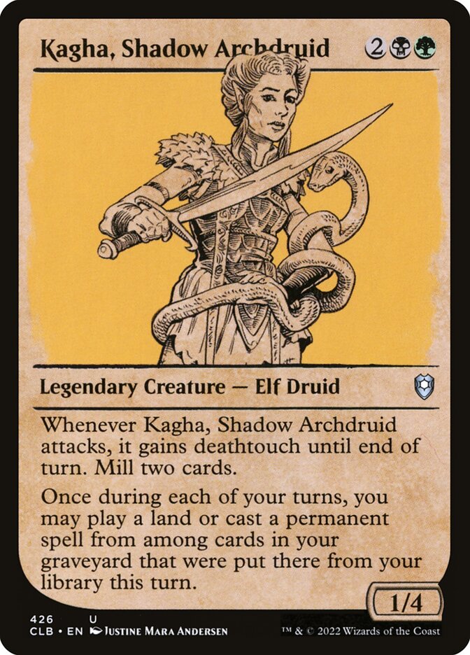 Kagha, Shadow Archdruid — Commander Legends: Battle for Baldur's Gate 426/936