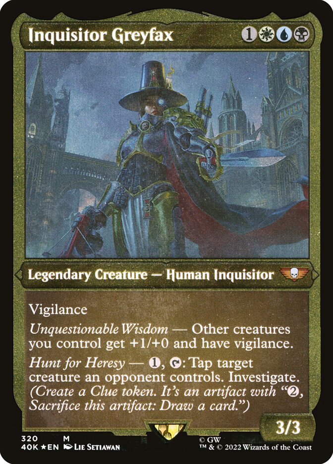 Inquisitor Greyfax — Warhammer 40,000 Commander 320/617